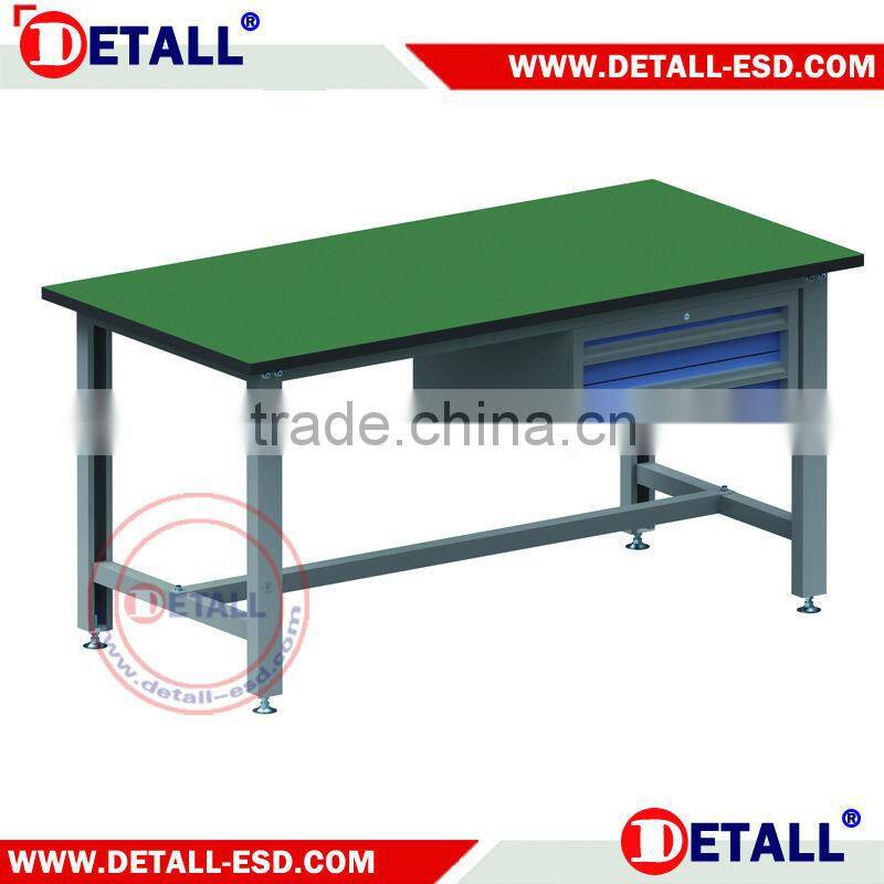 Manufacture ESD steel workshop bench with drawers