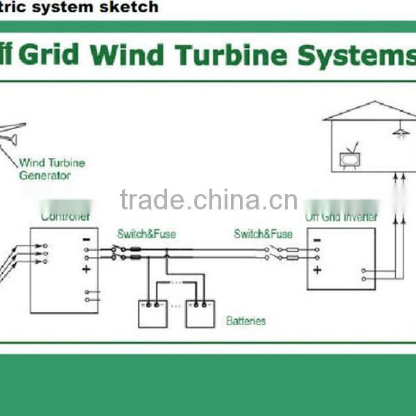 HOT SALE!!! 2015 newest mini 300w vertical axis wind turbine generator/wind power generator for sale