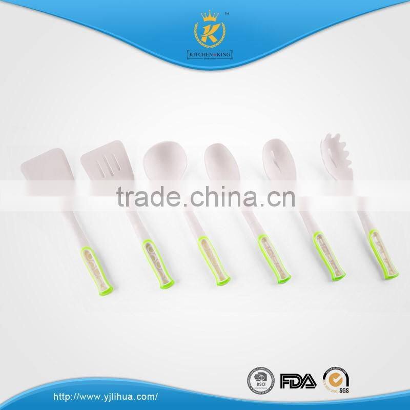 KITCHEN KING nylon utensils with holder set FDA/LFGB quality