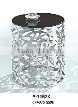 glass top flower stand&coffee table for clubs