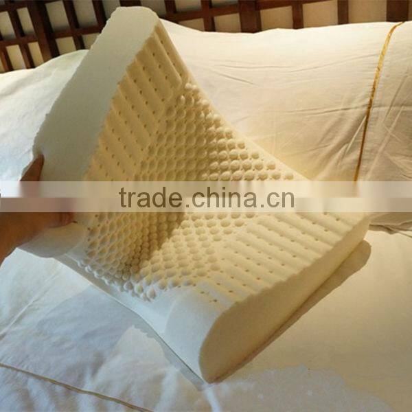 China manufacturer massage memory latex pillow 100% natural