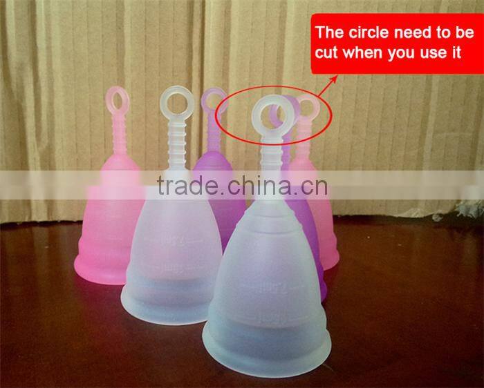 2016 women monthly cup Silicone menstrual cup lady menstruation cup