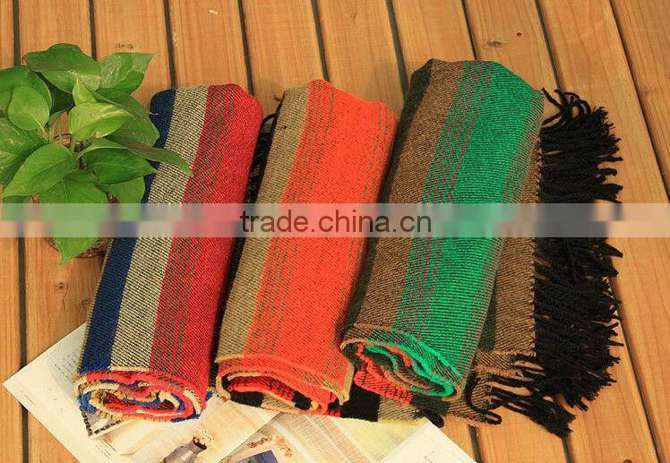 Winter Best Selling Plaid Acrylic Ladies Shawl