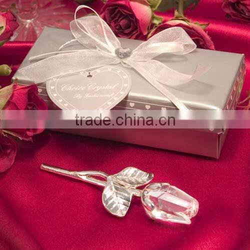 Crystal Indian wedding decorations Choice Rose decoration Bridal Shower Party Return Gifts for Guest