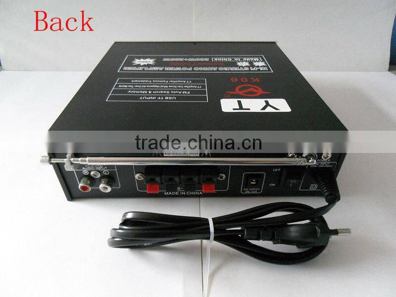 china tube amplifier YT-K06 with LCD (LRC)display/USB/TF card+ YT-K06/mp3 player
