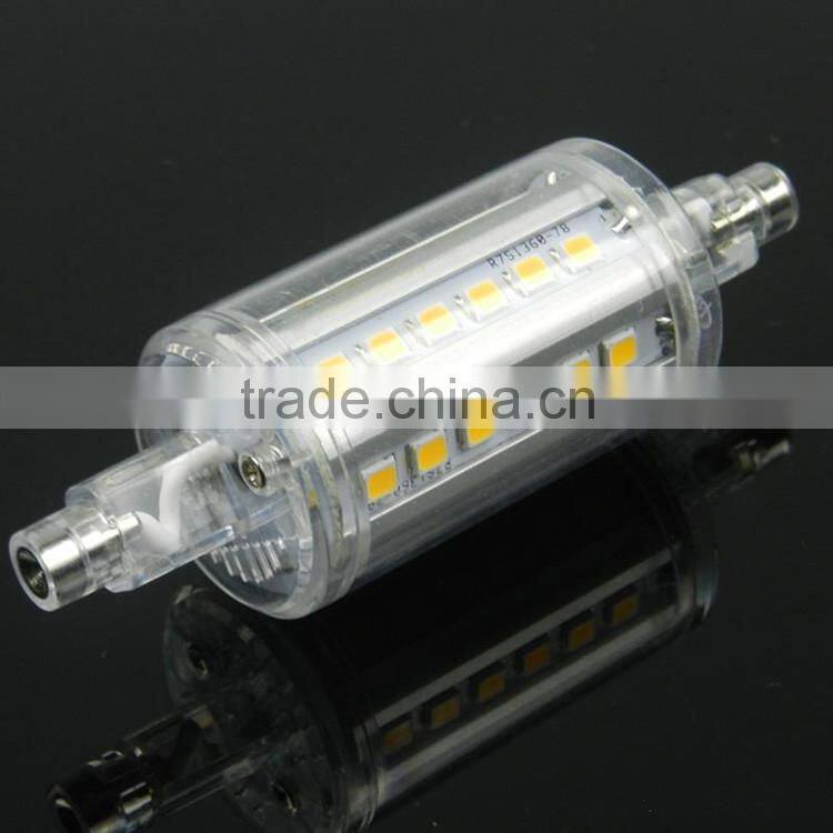 Dimmable led bulb lights Epistar ce rohs 5w 8w 10w 12w led lamp clear led r7s 118mm 8w