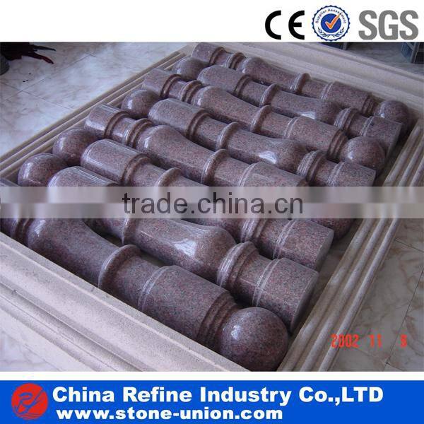 white natural stone garden pillars&barriers