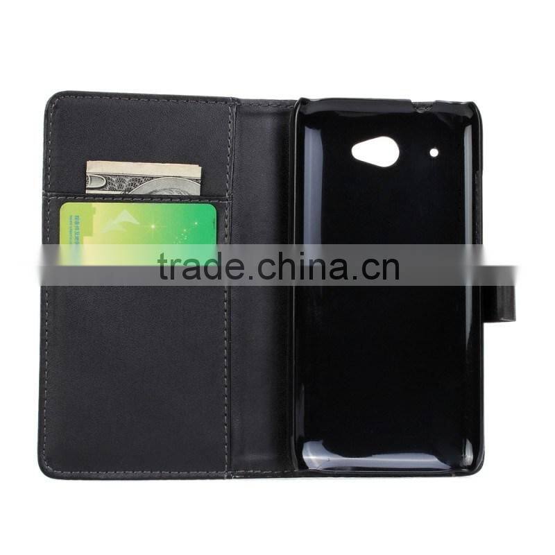 wholesale PU Leather Wallet Cover Stand Flip Case For HTC Desire 601