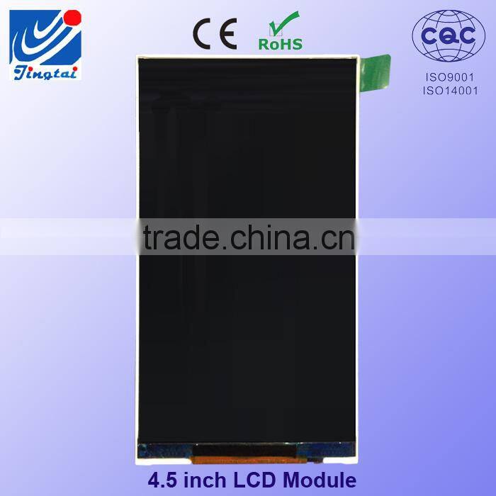 Shenzhen suppliers 540 RGB * 960 resolution high brightness 4.5 inch ips lcd panel, lcd display panels