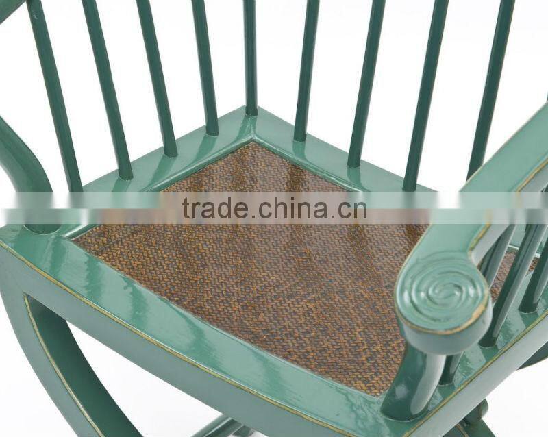 Chinese Reproduction Wooden Arm Chair with matting top