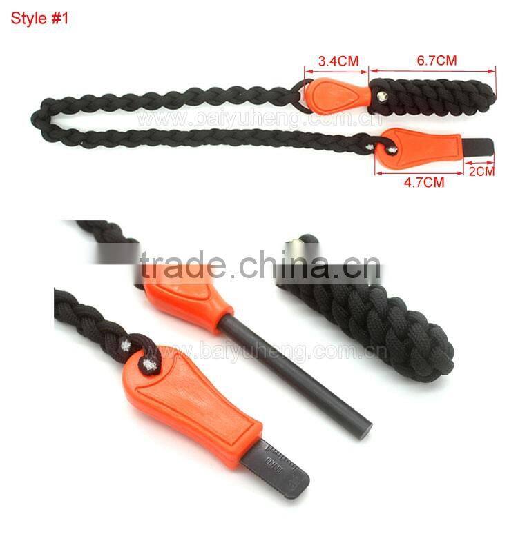 wholesale 2016 camping survival knife with fire starter