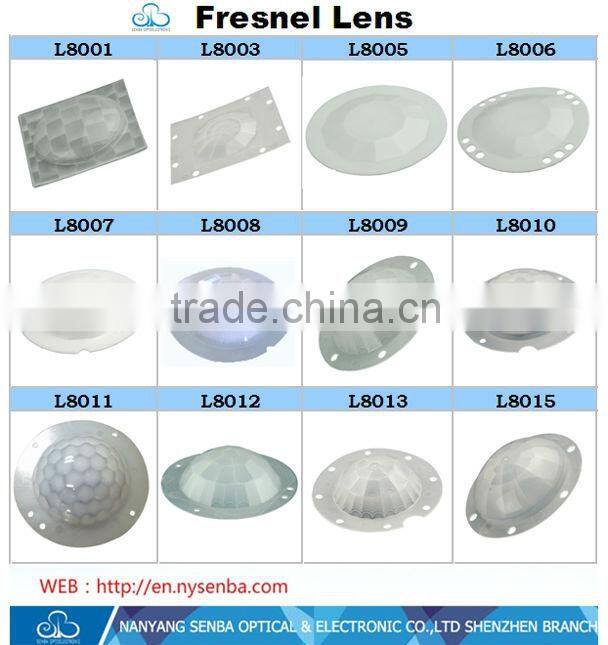 Large/Big PIR Infrared Use Plastic Flat Fresnel Lens for Sale with Best Price (D7002)