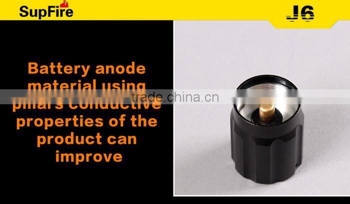 SupFire J6 most powerful rechargeable led flashlight