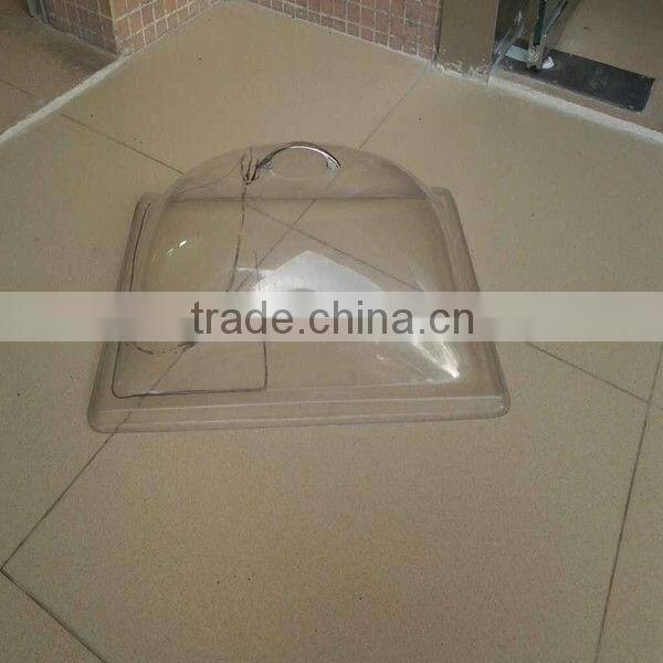 Custom clear vacuum formed acrylic dome