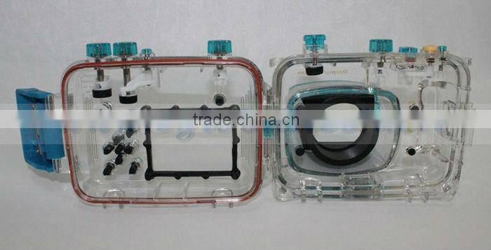 best underwater camera case for NikonP7100, waterproof case for camera Nikon 40m/130ft depth waterproof box for nikon camera