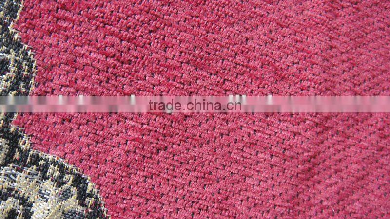 Indonesia Colorful New Muslim Yarn-dyed Jacquard Complicated Design Chenille Fashion Prayer Rug XN-008