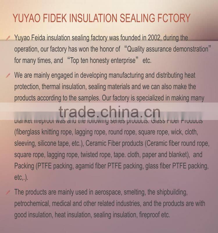 High temperature ceramic fiber woven tape