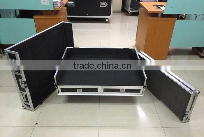 professional audio mixer flight case with 9mm plywood