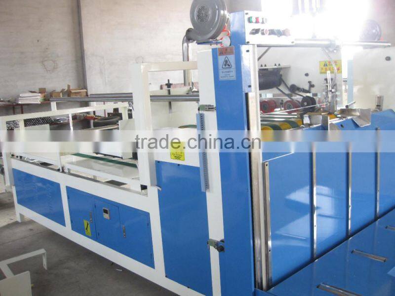 3 layer paperboard folding gluing machine / rotogravure printing machinery
