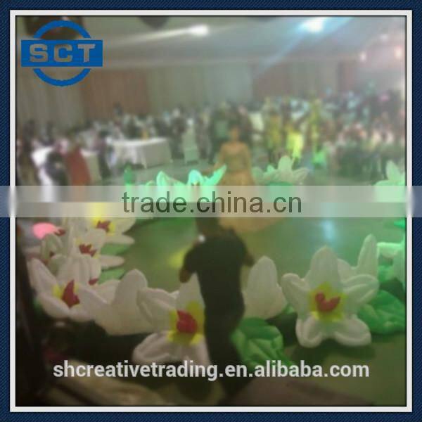 Lighting LED 10m Wedding Inflatables Flowers