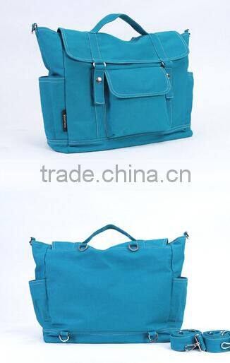 Cotton Canvas Multi Style Diaper Bag Backpack Shoulder Bag