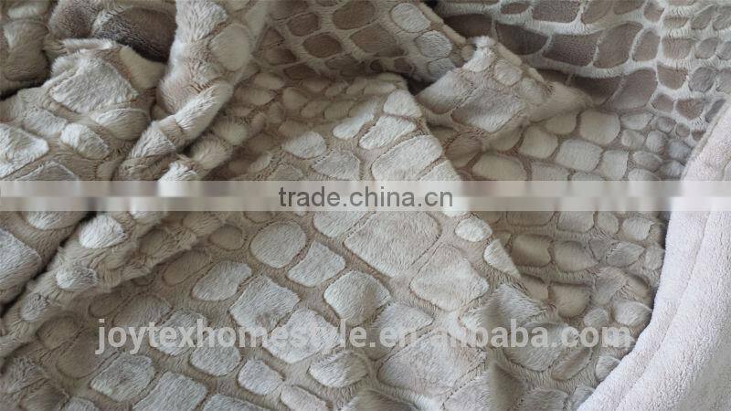 2014 New Arrival Embossed Micromink & Coral Fleece Blanket/Thick Double Layer Fleece Blanket/Warm Blankets For Winter
