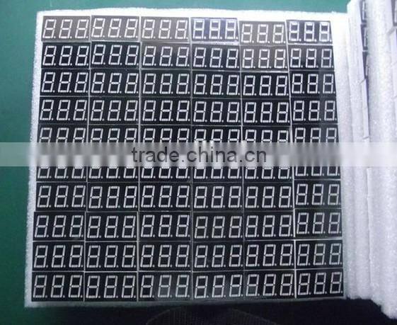 blue color seven digital seven segment led display,mp3 screen