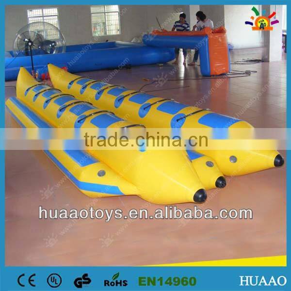 Commercial inflatable fishing boat