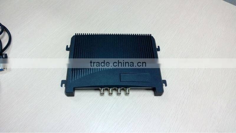 Long range EPC GEN2 Four Antenna UHF RFID Reader For Marathon rfid timing systems