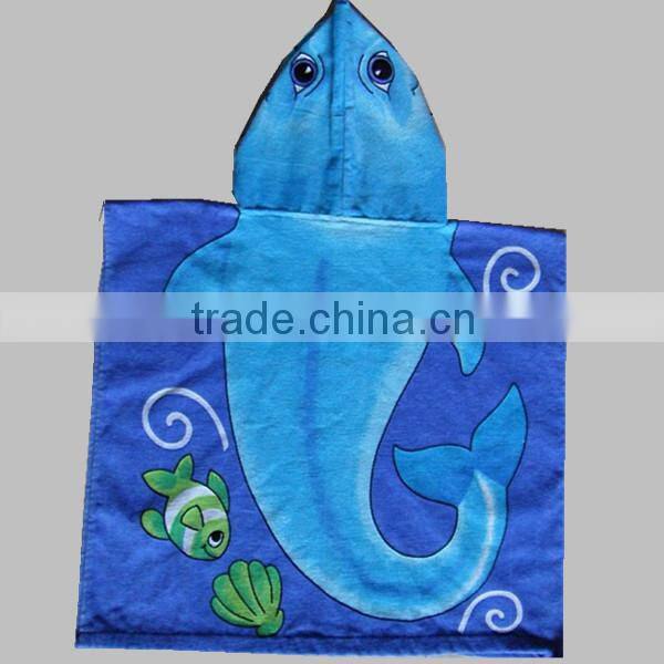 printing poncho beach towel kids poncho towel poncho hooded towel