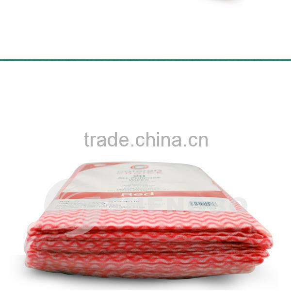 Red CE ISO9001:2008 Floor Wipes Dry Wipes
