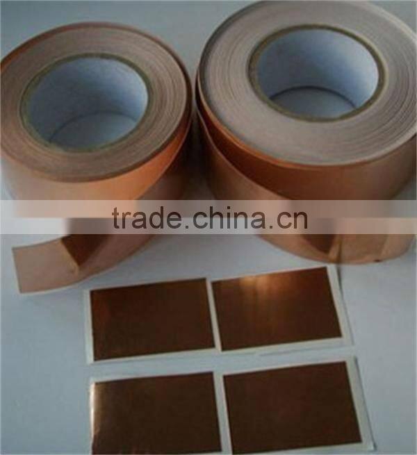 China manufacturer electrical isolation tape Anti-static copper emi shielding tape