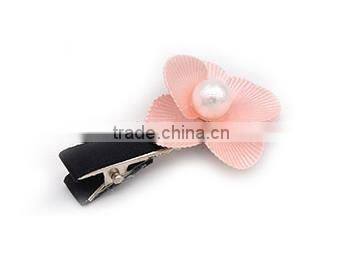 ladies fancy flower pearls hair grip hair clip bulk hair accessory for sale