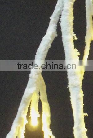 Snowy Twig Garland Indoor/Outdoor Lighted White LED Lights Home Decor