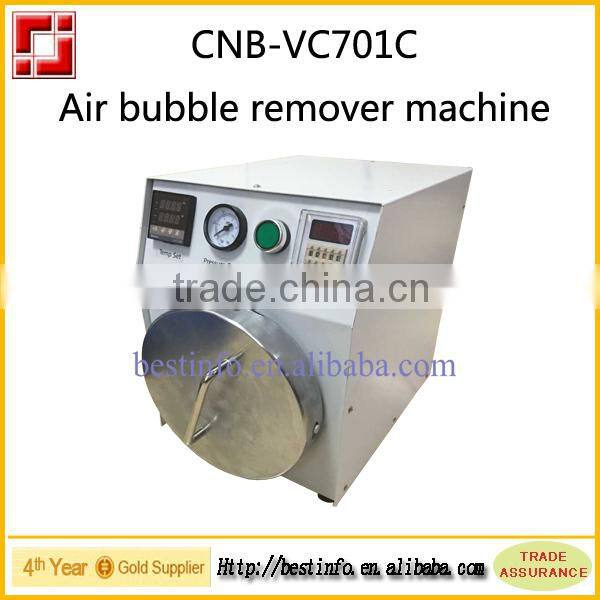 Professional smart phone LCD Air Bubble removing machine for glass refurbishment