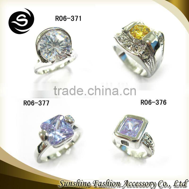 2015 fashion white paint wholesale black funny ring design animal head ring