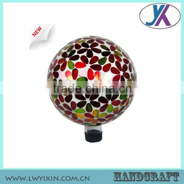 Mosaic Crakle Gazing Ball, decorative garden balls