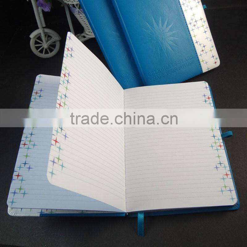 B6 nice pu leather fashion note book