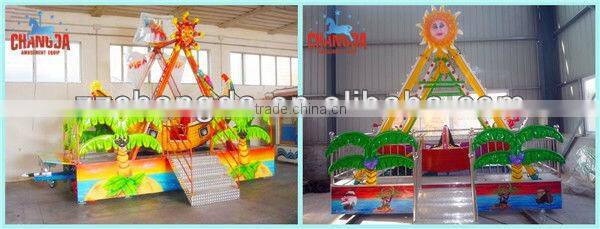 Children series playing amusement mini 3 seats carousel for rotating