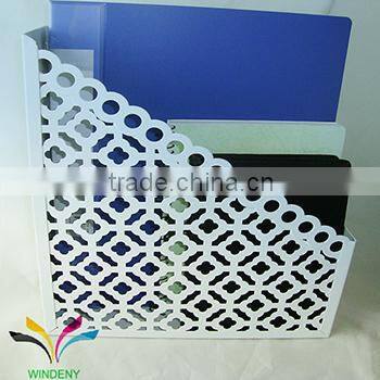 Factory direct free sample document tray desktop metal wire file holder for office