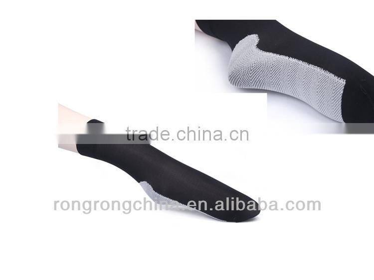 skidproof stock girls black white short nylon cotton socks