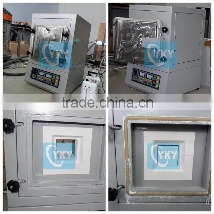 Laboratory nitrogen atmosphere muffle furnace with water chiller and mass flow controller