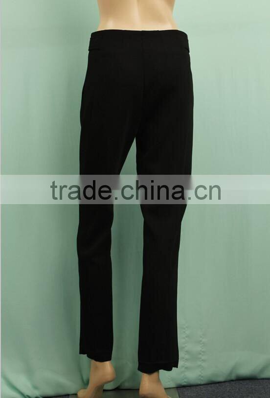 Wholesale clothing women's black balloon new design formal pants designs