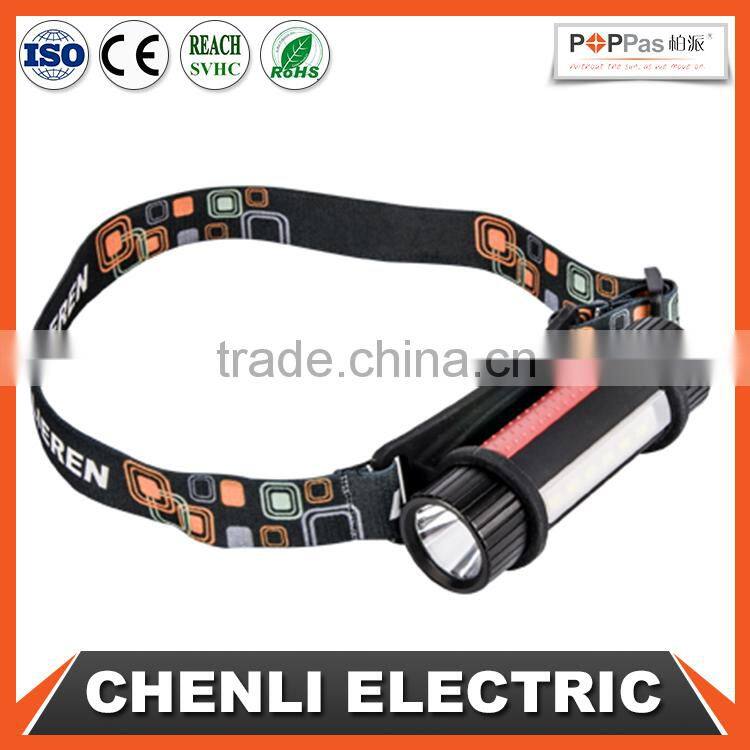 POPPAS S150 3 in 1 multi headlamp-flashlight-working light smd headlamp led