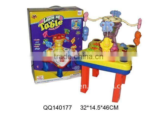 Baby learning table sound with music