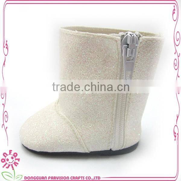 18'' doll boots PU shinning material doll shoes wholesale 18 inch