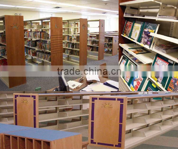 Iron book shelf magazine metal rack