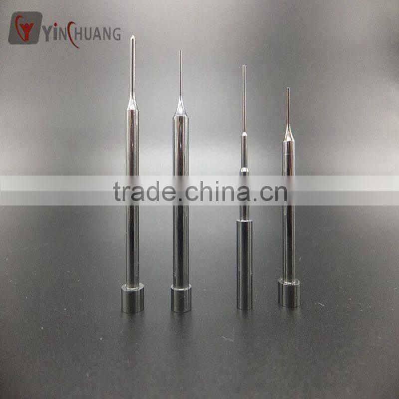 Long life hardened high precision Tungsten Carbide Punches with Key Grooves, Air Holes TiCN Coating