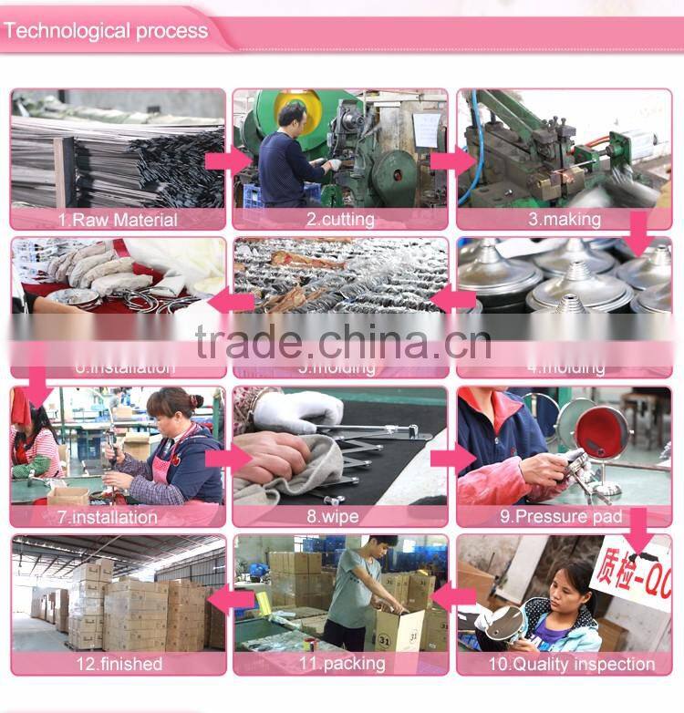 Round Shape Magnification Cosmetic Table Mirror