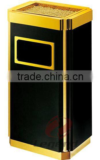 2015 rectangle recycled outdoor trash bin